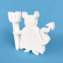 Demonio de poliestireno para decorar - Halloween