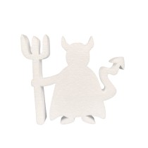 Démon en polystyrène à peindre et décorer