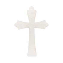 Croix Halloween en polystyrène à peindre et décorer