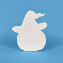 Citrouille avec chapeau en polystyrène à décorer