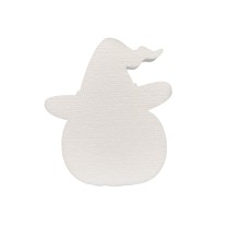 Citrouille avec chapeau de sorcière en polystyrène pour Halloween