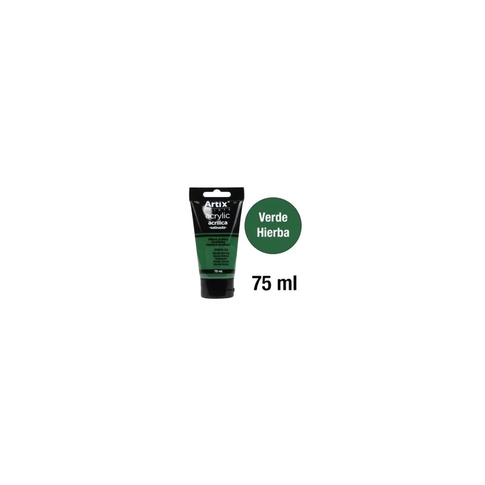 Vert herbe – Peinture acrylique satinée 75 ml pour polystyrène
