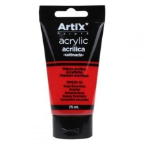 Rosso Scarlatto – Pittura acrilica satinata 75 ml per polistirene