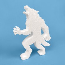 Hombre lobo de poliestireno para Halloween