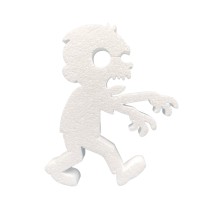 Zombi de poliestireno para Halloween