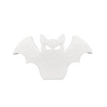 Gato murciélago de poliestireno para Halloween