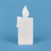 Vela de poliestireno para Halloween y decoración