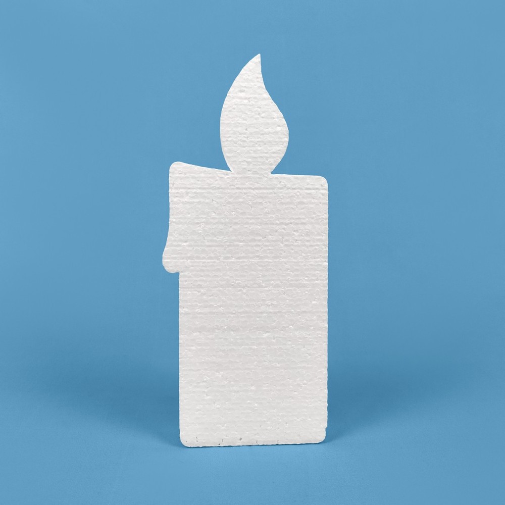 Vela de poliestireno para Halloween y decoración