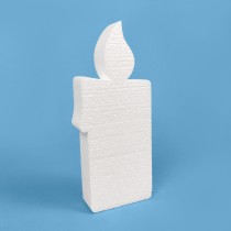 Vela de poliestireno para Halloween y decoración