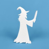 Sorcier en polystyrène à peindre et décorer