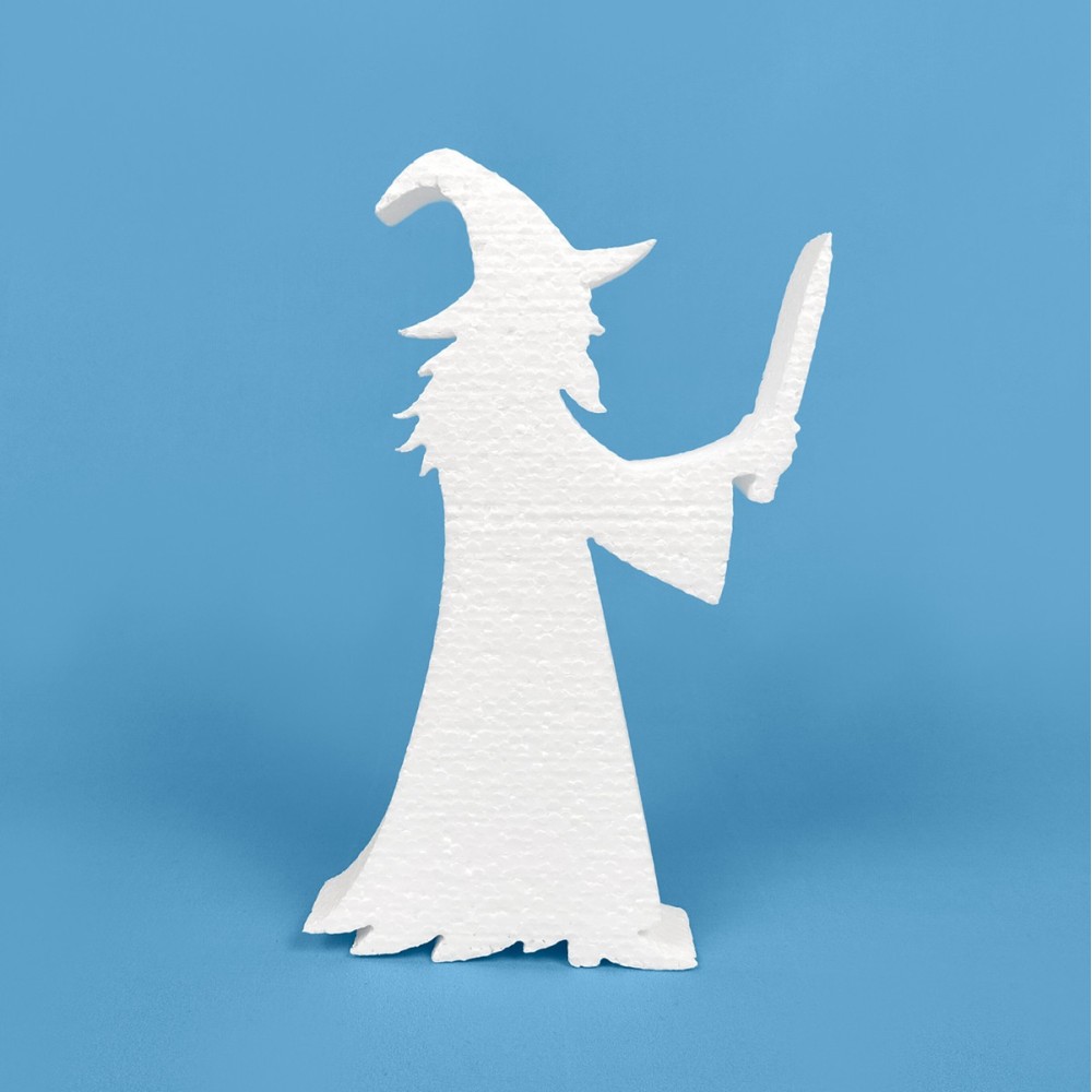 Sorcerer polystyrene to paint and decorate