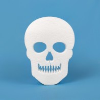 Crâne Día de los Muertos en polystyrène à décorer
