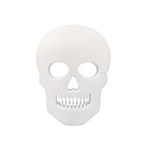Día-de-los-Muertos-Totenkopf aus Styropor für Halloween und Dekoration