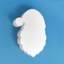 Santa Claus head polystyrene decoration