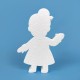Mrs. Claus polystyrene decoration