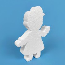 Mrs. Claus polystyrene decoration