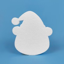 Tête d’ours de Noël en polystyrène à décorer
