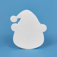 Tête d’ours de Noël en polystyrène à décorer