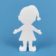 Lutin garçon en polystyrène à décorer