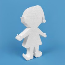 Lutin garçon en polystyrène à décorer