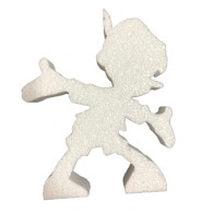 Pinocchio 19 cm high expanded polystyrene children's decoration
