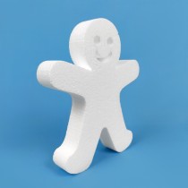 Bonhomme pain d’épice en polystyrène à décorer