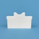 Rectangular gift silhouette polystyrene decoration