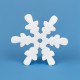 Snowflake – fantasy model polystyrene decoration