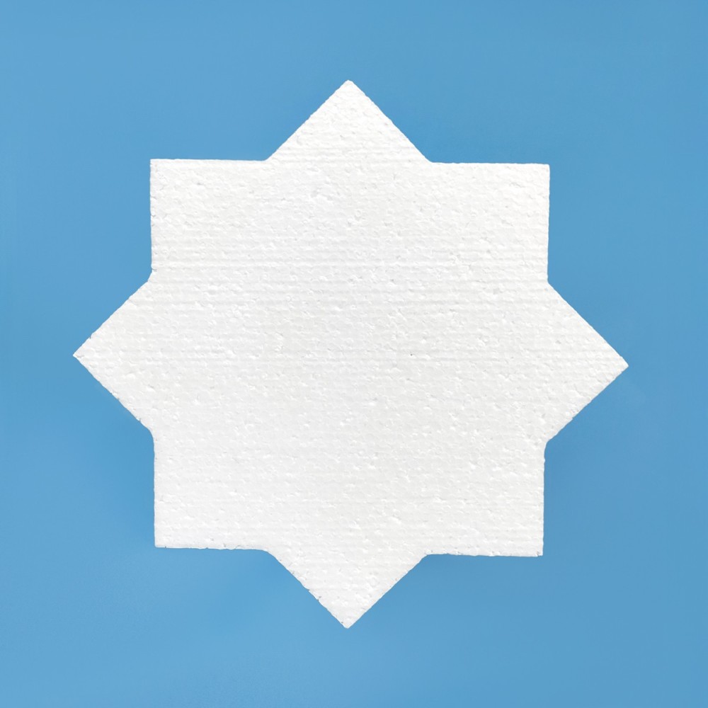 Oriental star polystyrene artistic decoration Oriental star polystyrene artistic decoration