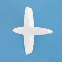 Étoile graphique en polystyrène à décorer