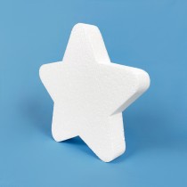 Étoile enfantine en polystyrène à décorer