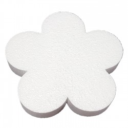 Decora Polystyrene Rectangle Shape White 20 x 30 x 5 cm 