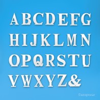 Polystyrene Letters – NEW TIMES Font for Events and Creative Decoration