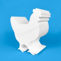 Chicken polystyrene shape for farm, Easter decorations and DIY crafts