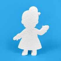 Mère Noël en polystyrène à décorer