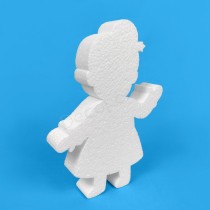 Mère Noël en polystyrène à décorer