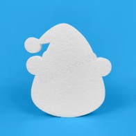 Cabeza de oso de Navidad en poliestireno para decorar