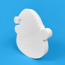 Tête d’ours de Noël en polystyrène à décorer