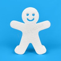 Bonhomme pain d’épice en polystyrène à décorer