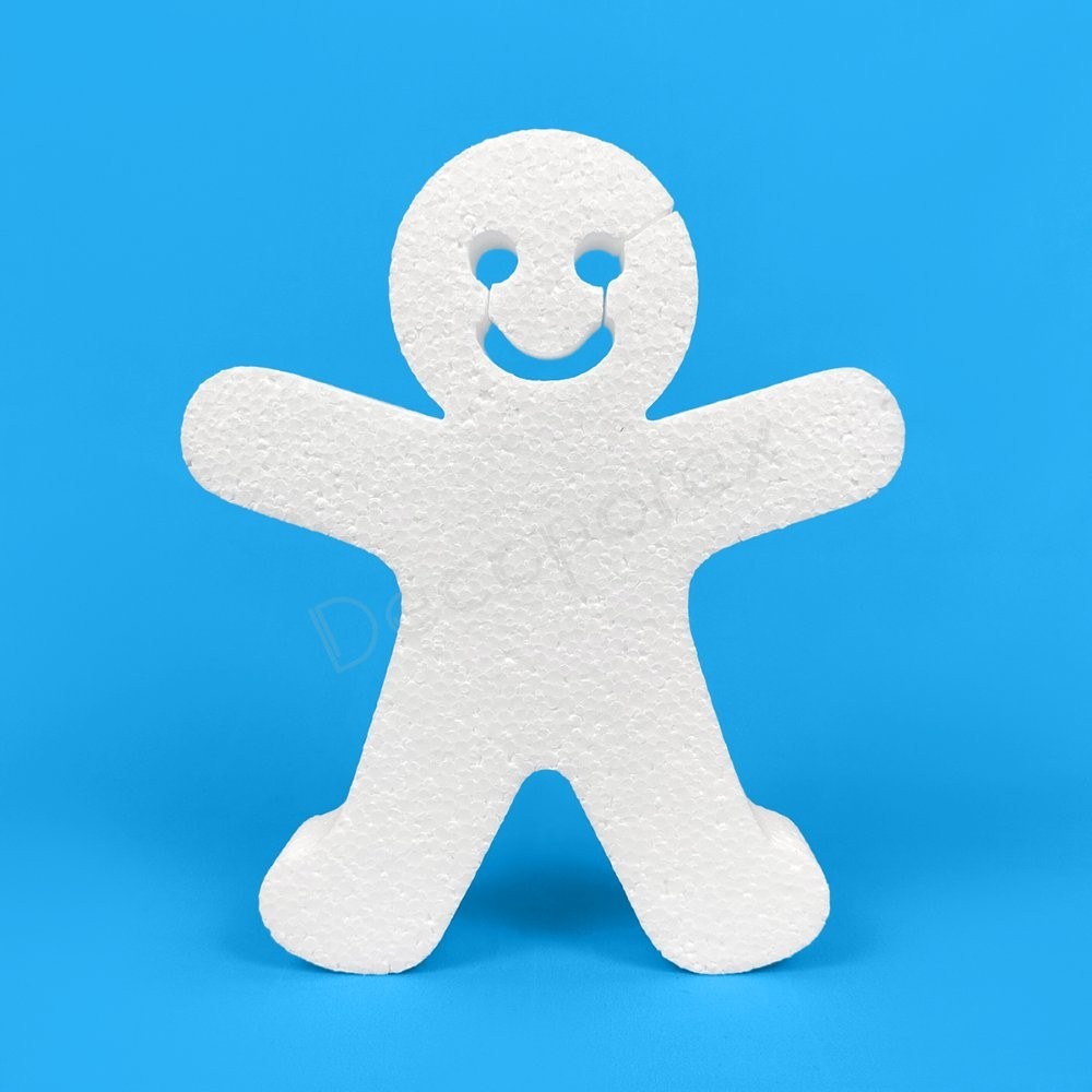 Bonhomme pain d’épice en polystyrène à décorer