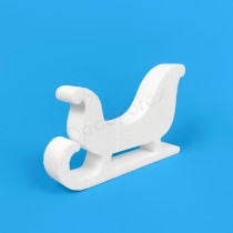 Trineo de Navidad de poliestireno para decorar