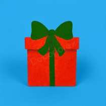 Figura de regalo cuadrado de poliestireno para decorar