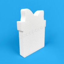 Figura de regalo cuadrado de poliestireno para decorar