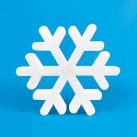 Copo de nieve de corcho