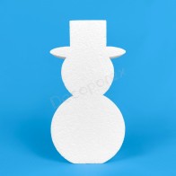 Bonhomme de neige en polystyrène