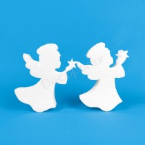 Ángel navidad de corcho