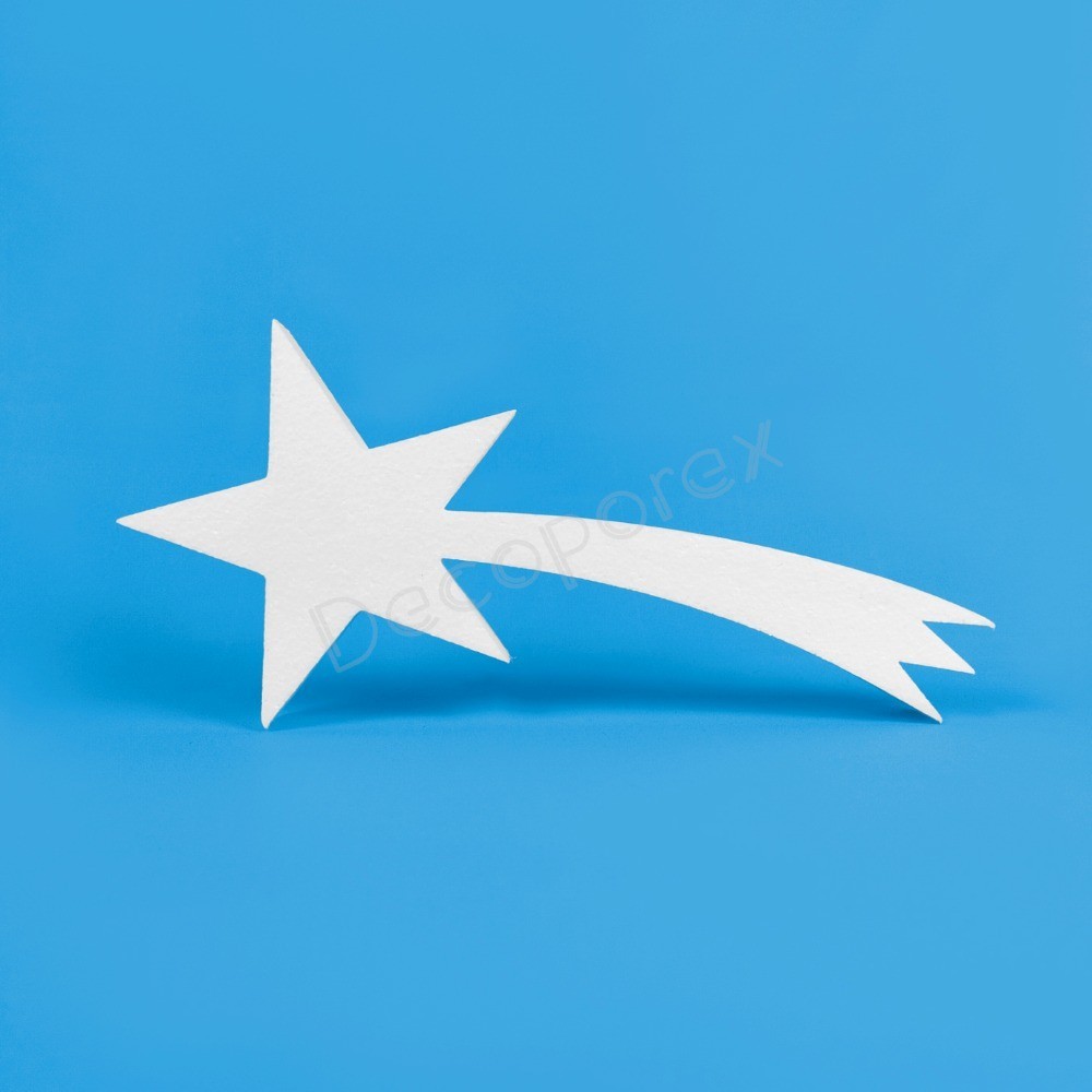 Figura estrella navidad de corcho