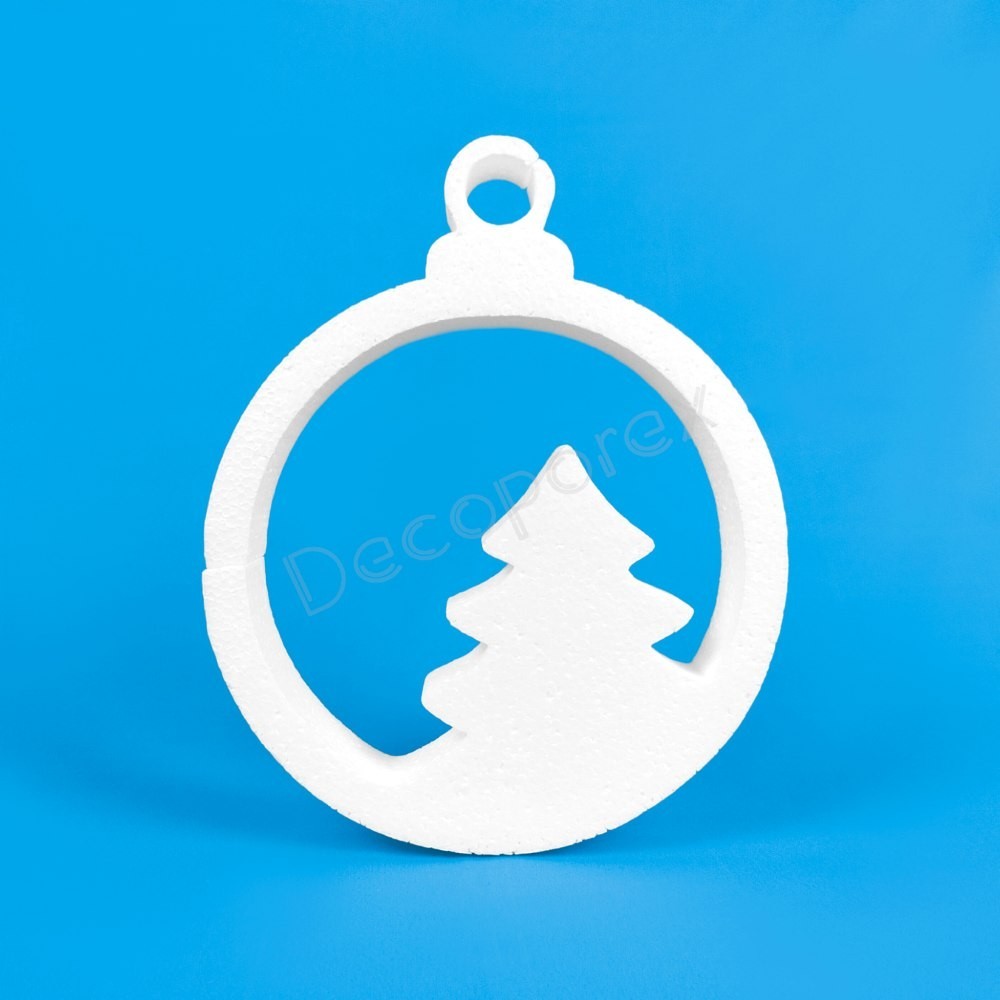 Bola navidad árbol de poliestireno
