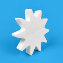 Estrella de 10 puntas de poliestireno para decorar