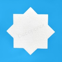 Estrella oriental de poliestireno decorativa